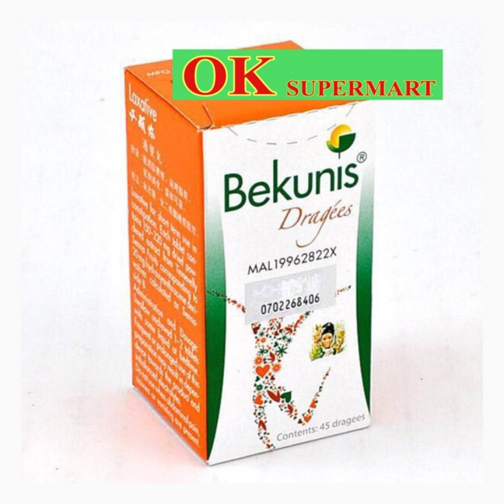 Bekunis Laxitive Dragees 45’s Bekunis Laxitive Dragees 45’s