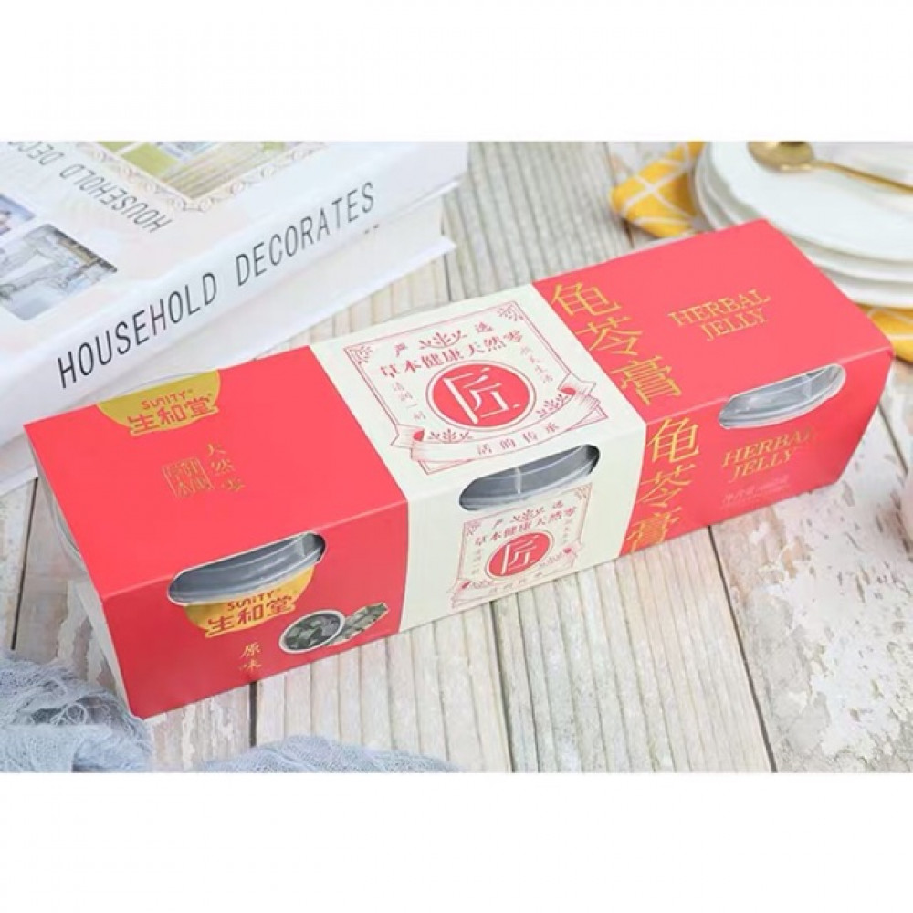 【特色网红食品】生和堂 【匠】 Sunity 龟苓膏 220g X 3 Gui Ling GAO 【特色网红食品】生和堂 【匠】 Sunity 龟苓膏 220g X 3 Gui Ling GAO