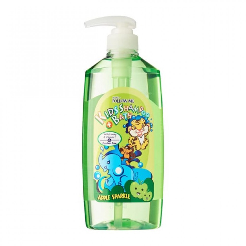 【Apple Sparkle】Follow Me Kids Shampoo + Bath 800ml 【Apple Sparkle】Follow Me Kids Shampoo + Bath 800ml