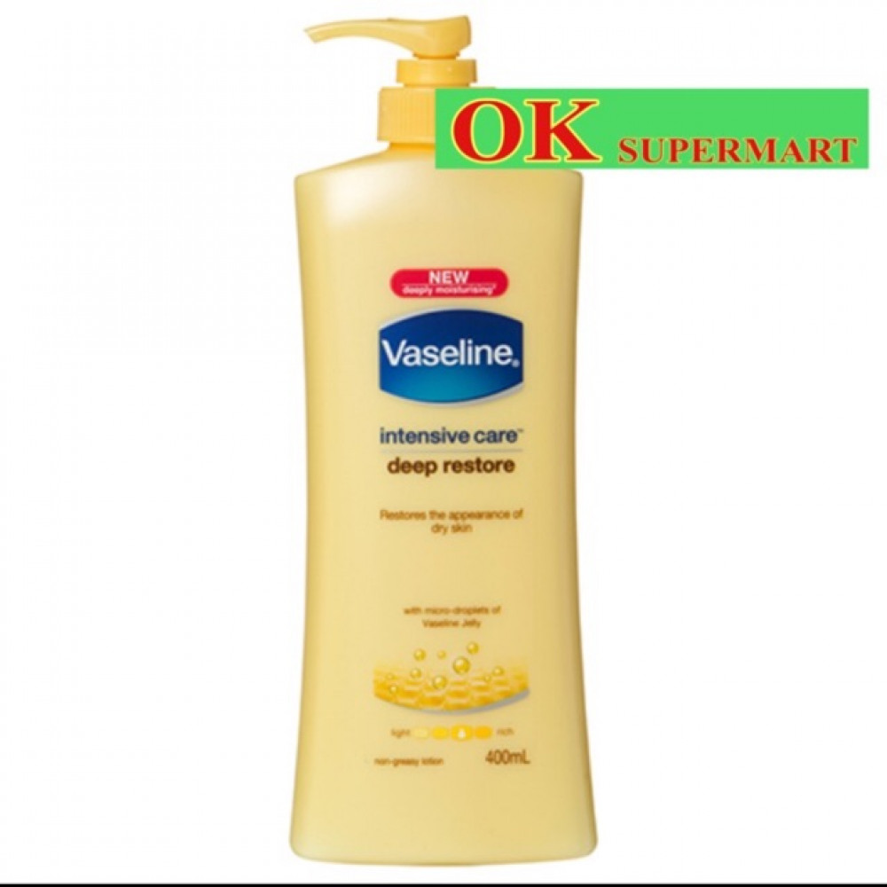 【400ml】VASELINE Yellow Deep Restore Intensive Care Lotion 【400ml】VASELINE Yellow Deep Restore Intensive Care Lotion