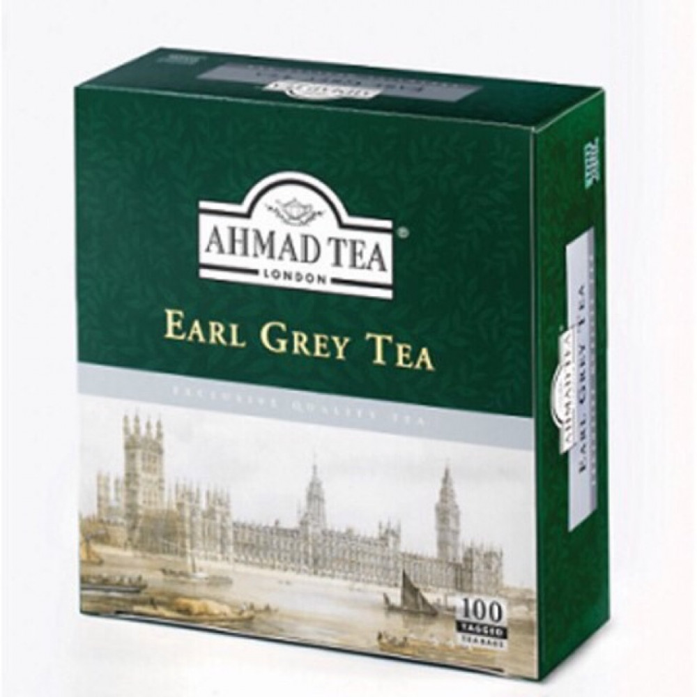 【100's Tagged】AHMAD TEA Earl Grey Tea Teabag 【100's Tagged】AHMAD TEA Earl Grey Tea Teabag