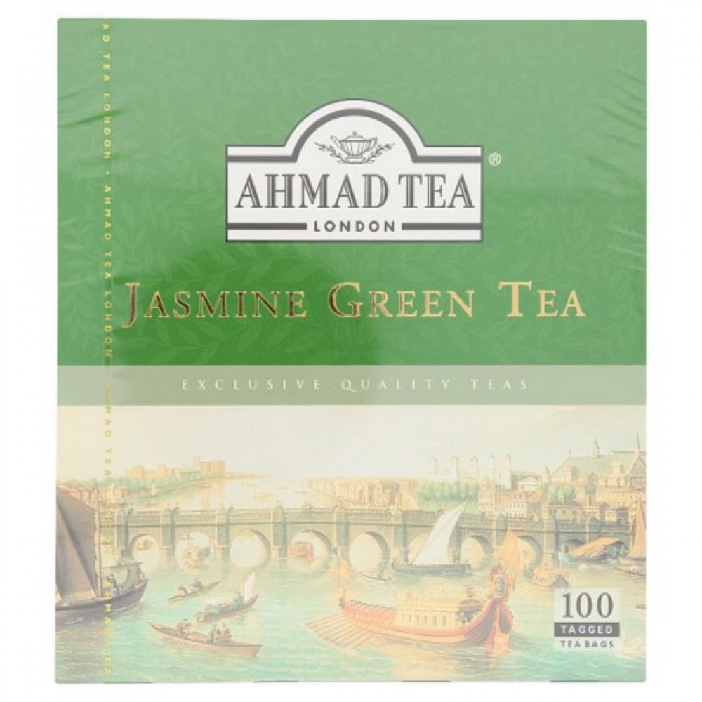 【100 Tagged Teabag】AHMAD TEA Jasmine Green Tea 【100 Tagged Teabag】AHMAD TEA Jasmine Green Tea