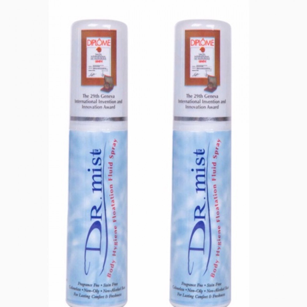 【2 X 75ml】Dr.Mist Body Spray Body Floatation Fluid Spray Exp: December 2021 【2 X 75ml】Dr.Mist Body Spray Body Floatation Fluid Spray Exp: December 2021