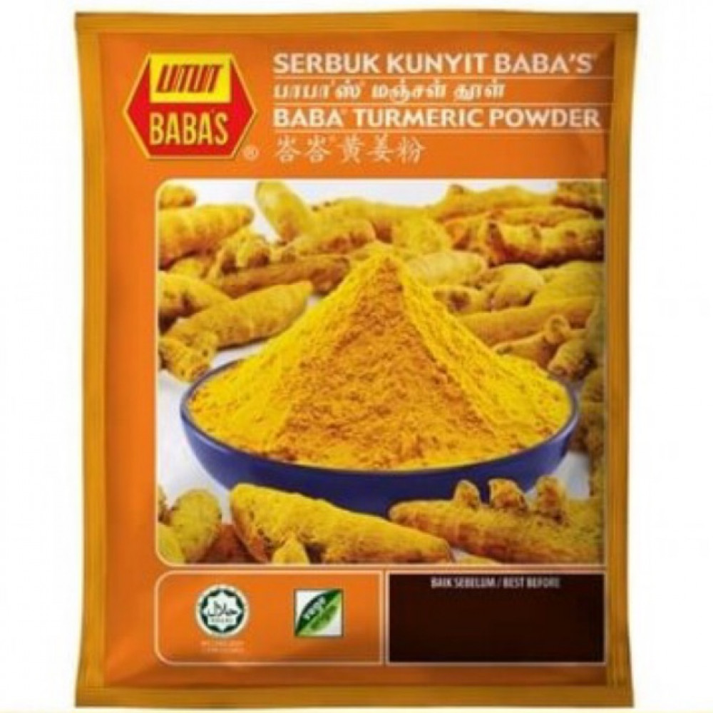 Baba Turmeric Powder 1kg 峇峇黄姜粉 Serbuk Kunyit Baba Turmeric Powder 1kg 峇峇黄姜粉 Serbuk Kunyit