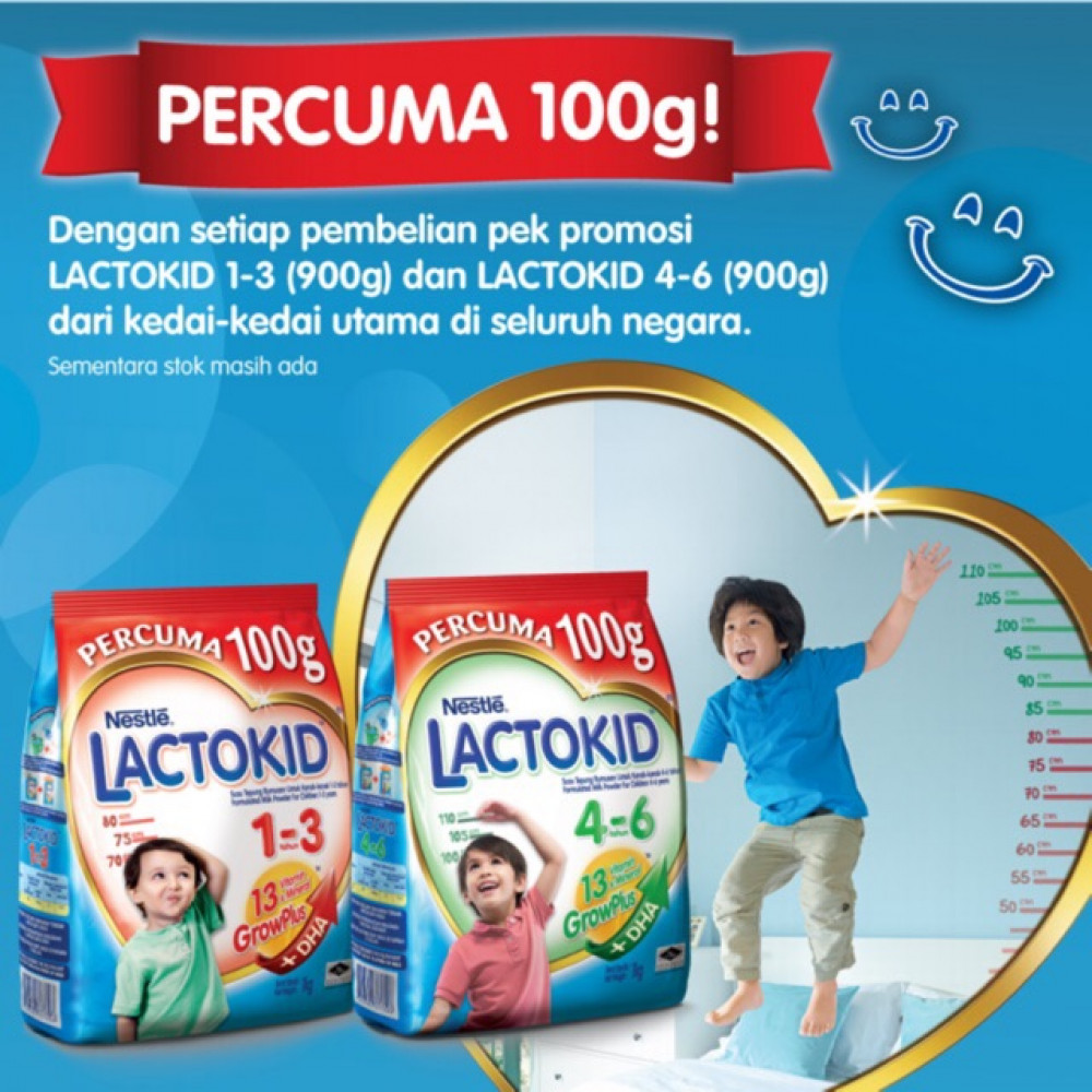 Nestle Lactokid 1-3 900g Nestle Lactokid 1-3 900g