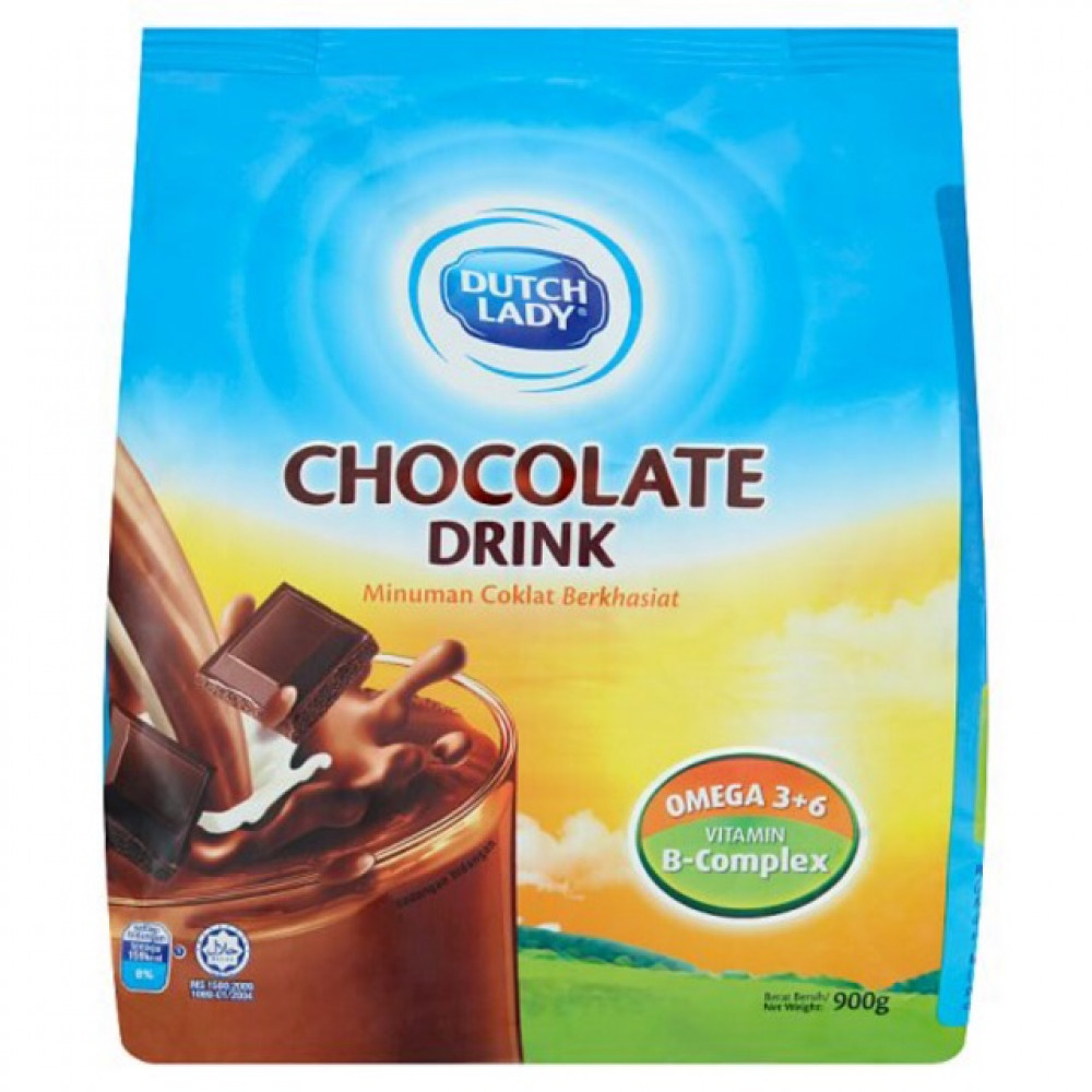 【900g】Dutch Lady Chocolate Drink 【900g】Dutch Lady Chocolate Drink