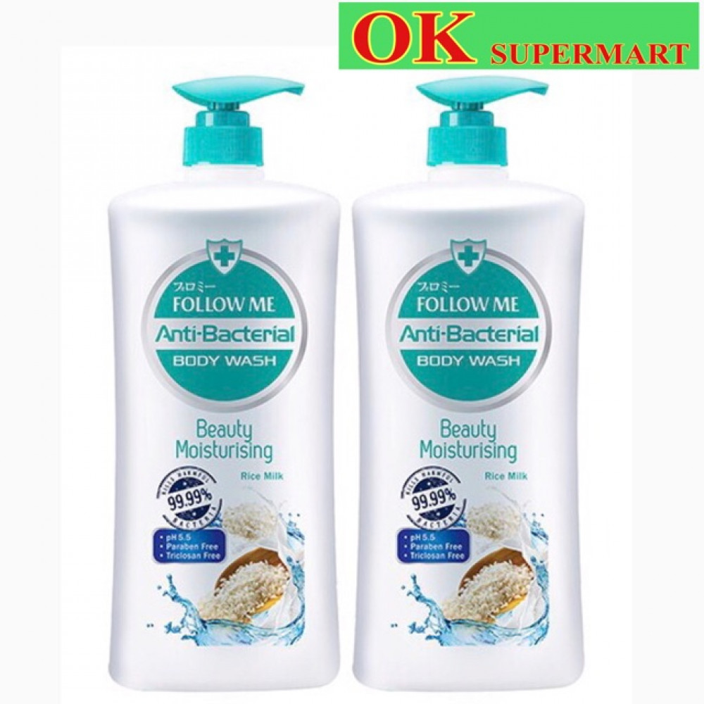 【2 X 1000ML】FOLLOW ME Anti-Bacterial Body Wash 【2 X 1000ML】FOLLOW ME Anti-Bacterial Body Wash