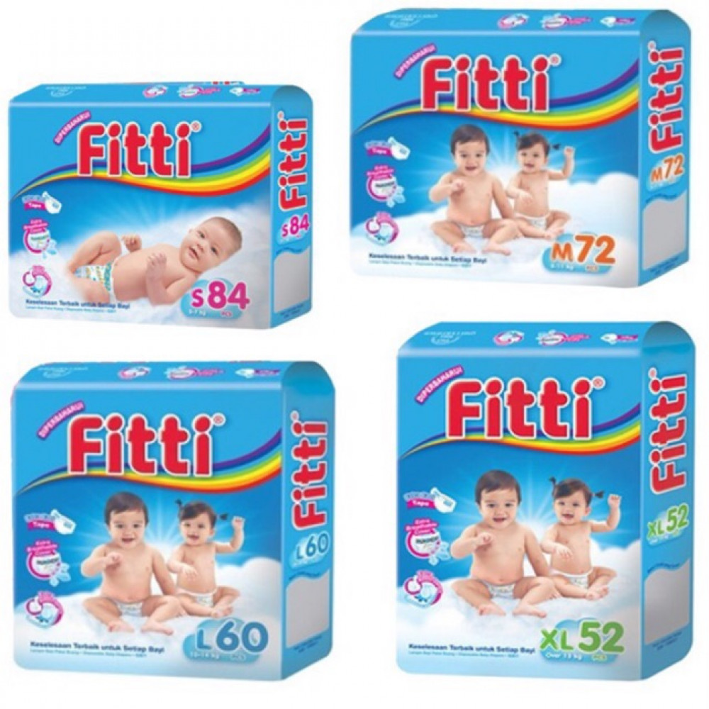 Fitti Basic Diapers Mega Pack Fitti Basic Diapers Mega Pack