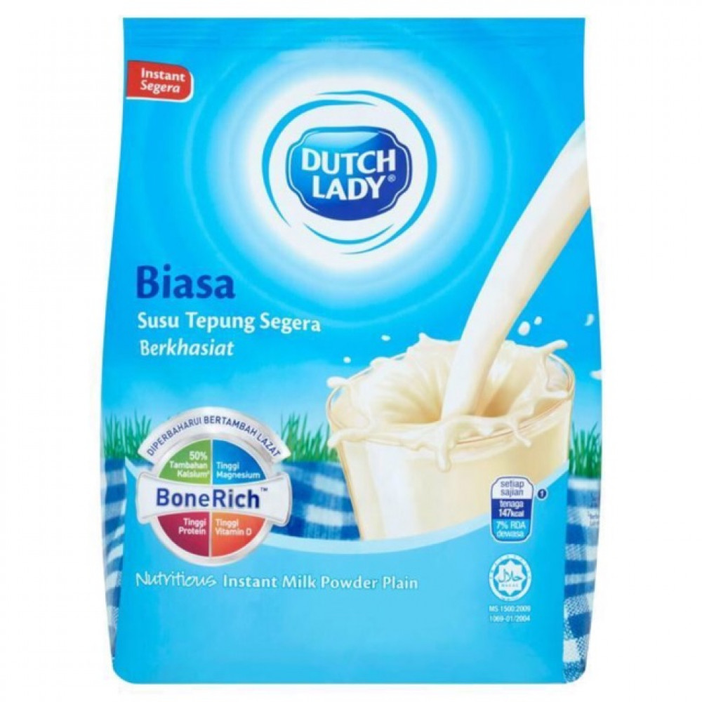 【1kg】Dutch Lady Instant Milk Biasa Segera 【1kg】Dutch Lady Instant Milk Biasa Segera