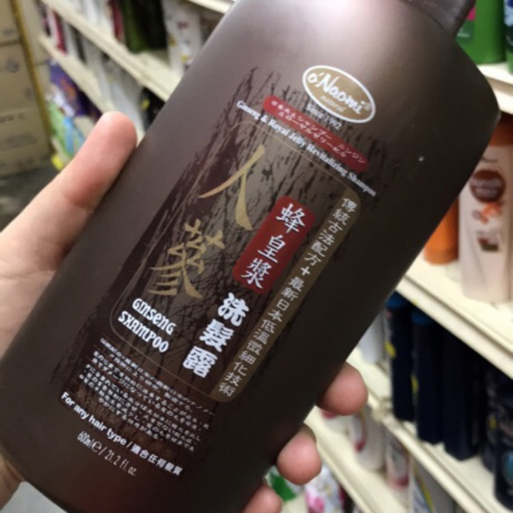 O’Naomi Ginseng Shampoo 600ml 黎噢美 人参蜂皇浆 洗发露 O’Naomi Ginseng Shampoo 600ml 黎噢美 人参蜂皇浆 洗发露