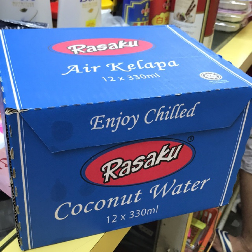 【12 x 330ml】Rasaku Coconut Water Air Kelapa 【12 x 330ml】Rasaku Coconut Water Air Kelapa