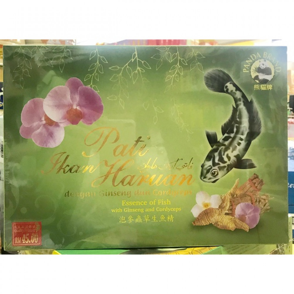 【6's X 70g】Fomec’s Panda Brand Pati Ikan Haruan dengan Ginseng & Cordyceps Halal 【6's X 70g】Fomec’s Panda Brand Pati Ikan Haruan dengan Ginseng & Cordyceps Halal