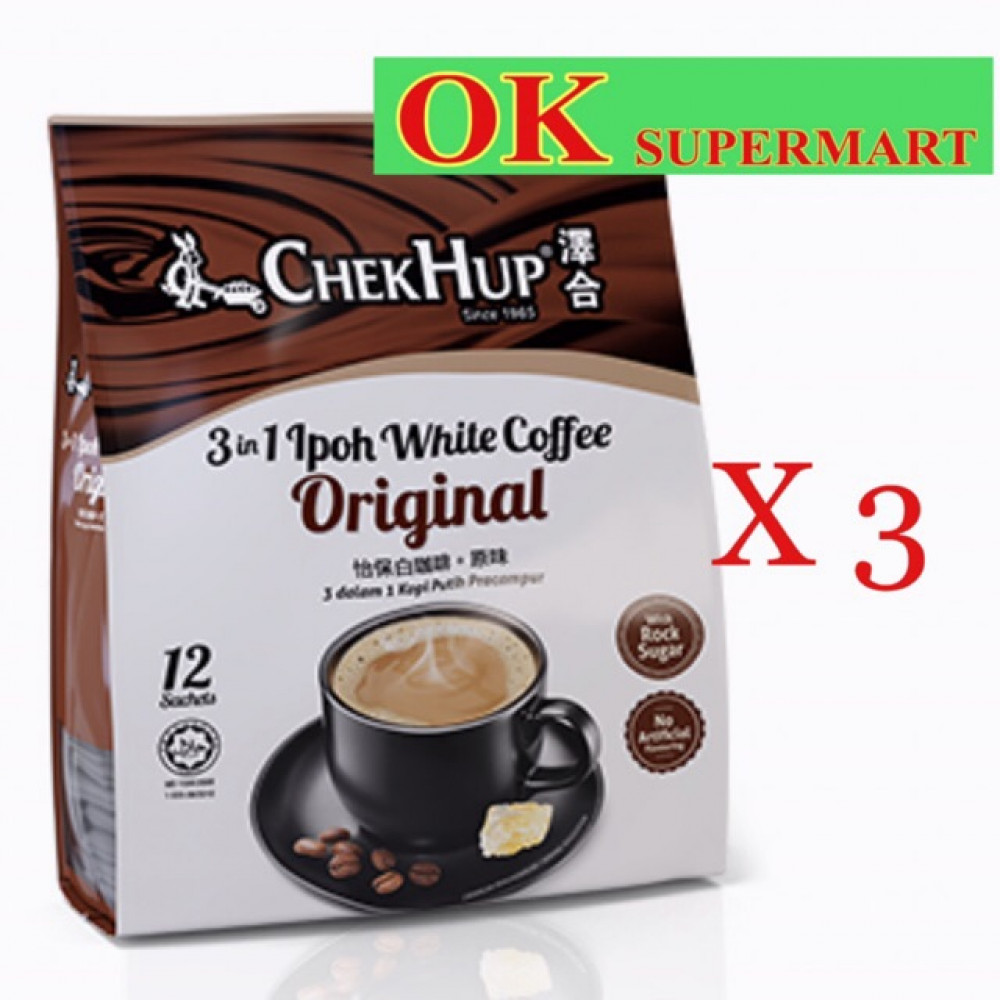 【3Packs】Chek Hup Ipoh White Coffee / Teh Tarik 【3Packs】Chek Hup Ipoh White Coffee / Teh Tarik