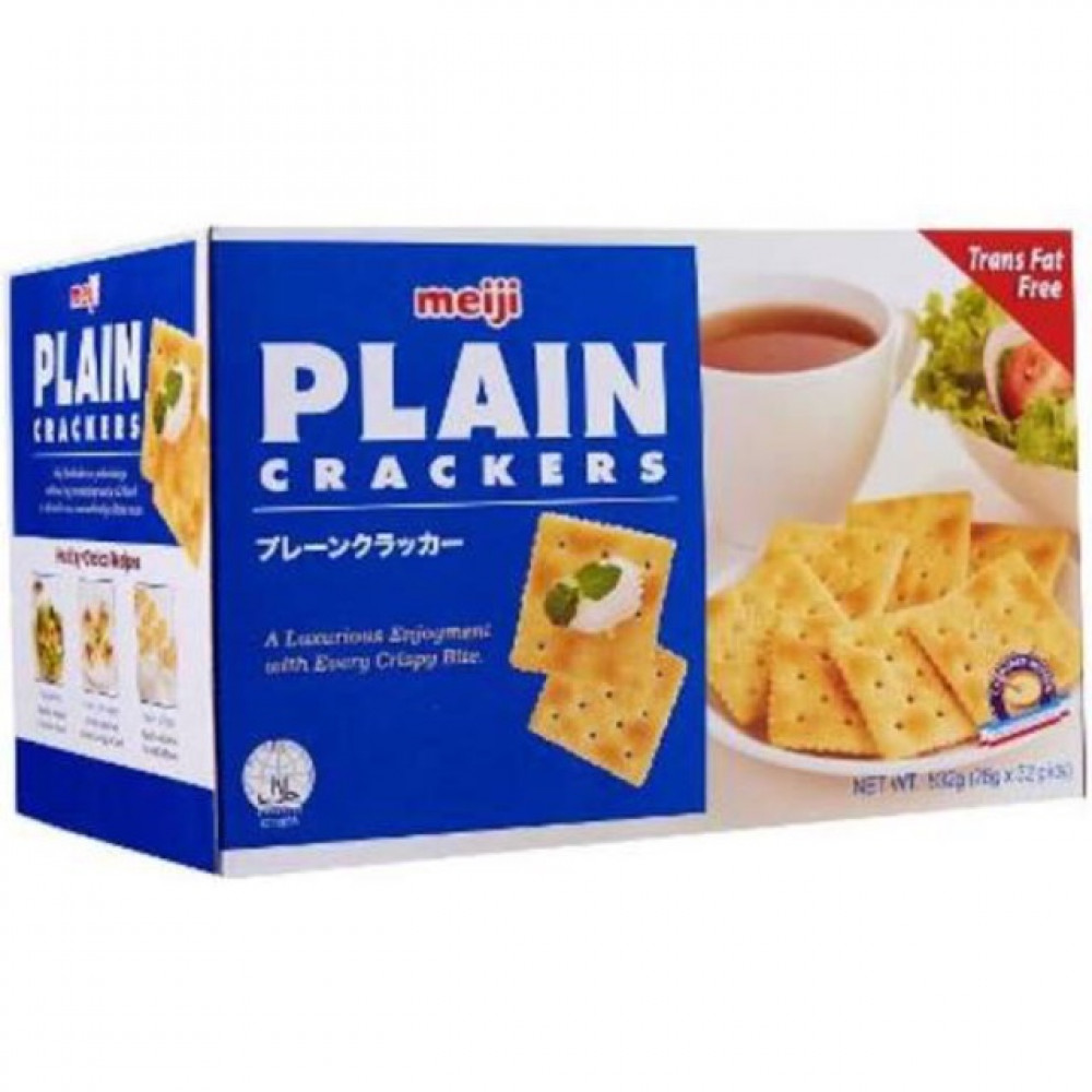 (Halal) Meiji Plain Crackers 832g (Halal) Meiji Plain Crackers 832g
