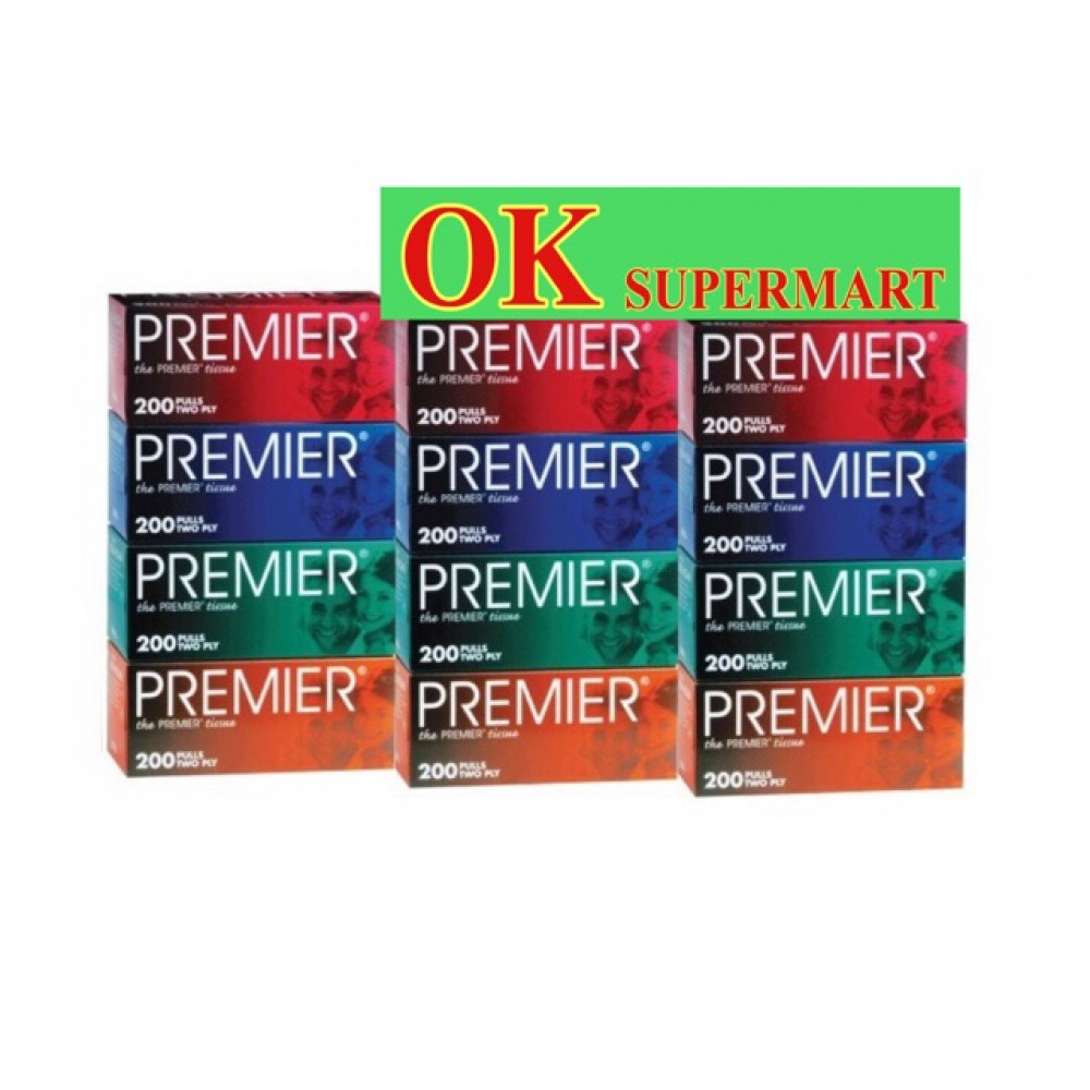 【3 Packs】Premier Tissue 4 X 200's 【3 Packs】Premier Tissue 4 X 200's