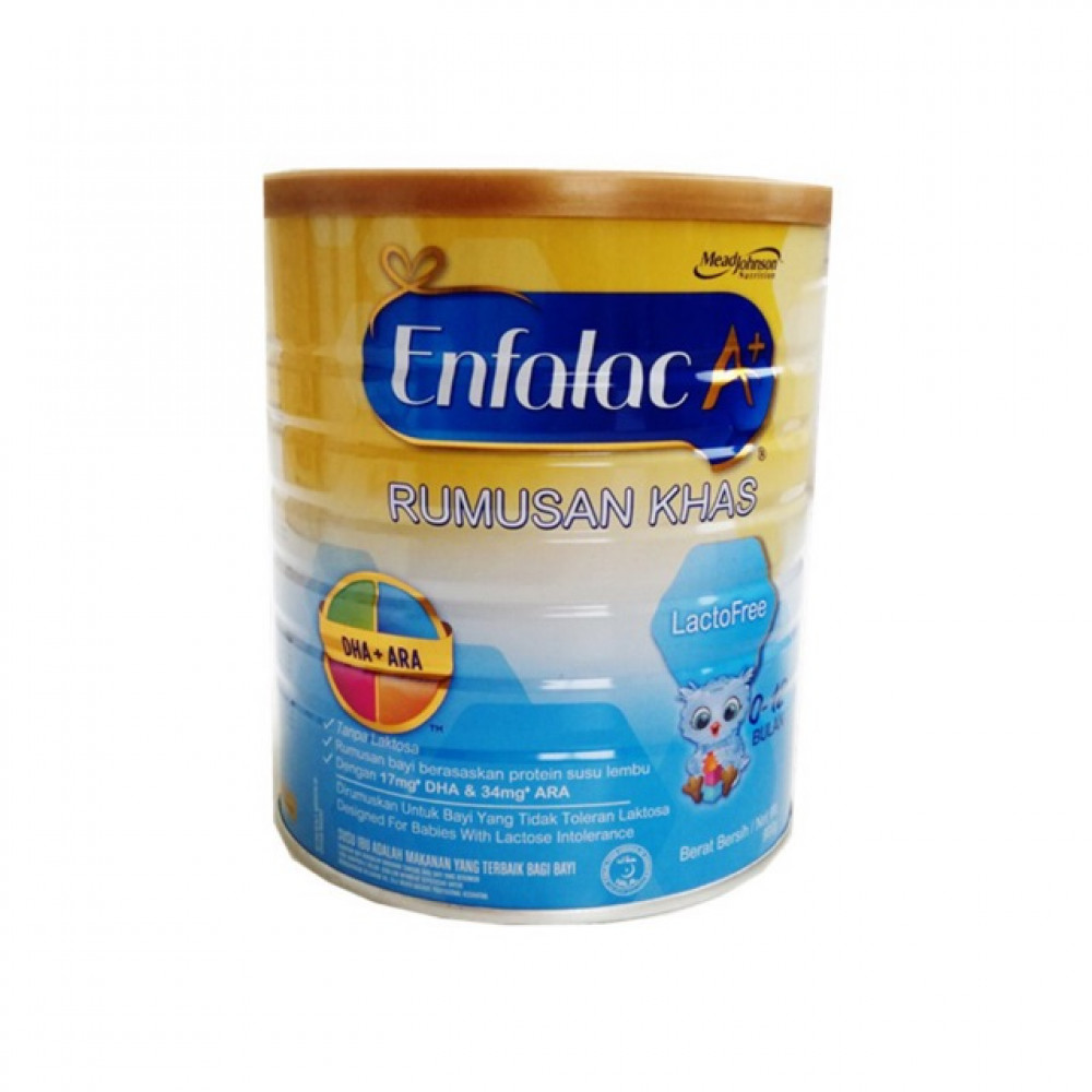Enfalac A+ Rumusan Khas LactoFree 400g Enfalac A+ Rumusan Khas LactoFree 400g