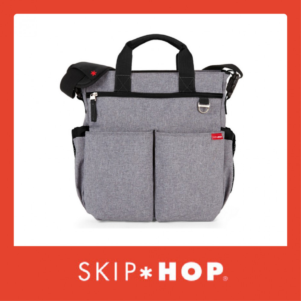 Skip Hop Duo Signature Diaper Bag - Heather Grey Skip Hop Duo Signature Diaper Bag - Heather Grey