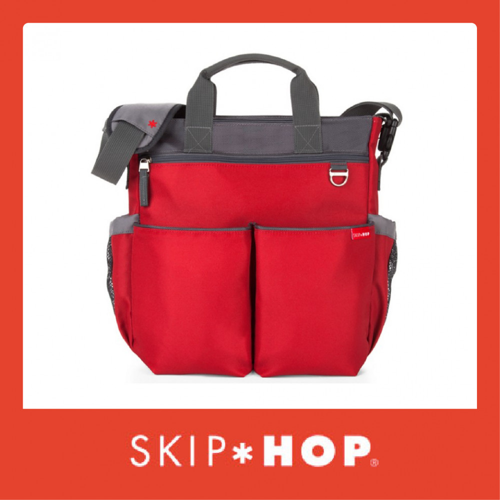 Skip Hop Duo Signature Diaper Bag - Red Skip Hop Duo Signature Diaper Bag - Red