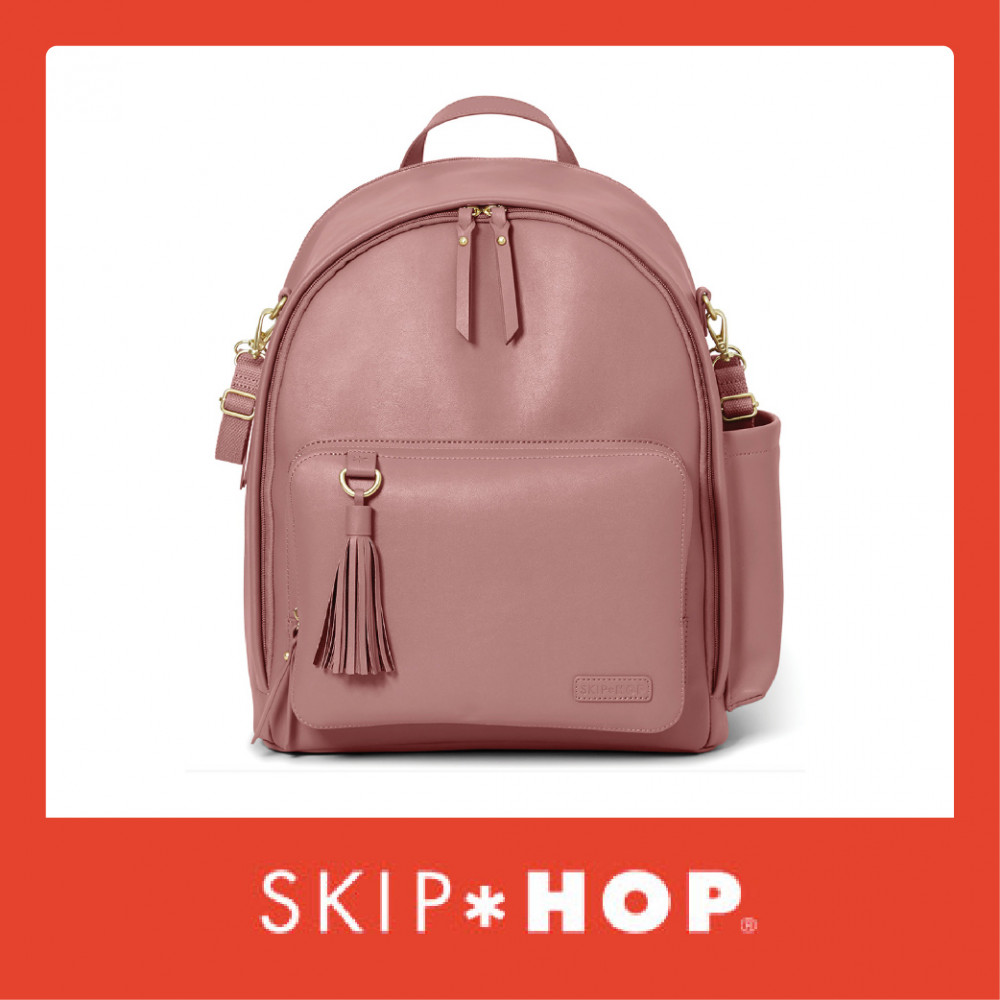 Skip Hop Greenwich Simply Chic Backpack- Dusty Rose Skip Hop Greenwich Simply Chic Backpack- Dusty Rose