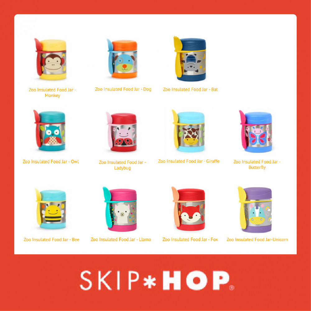 Skip Hop Zoo Insulated Food Jar Skip Hop Zoo Insulated Food Jar