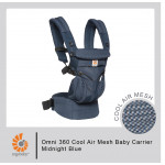 Ergobaby Omni 360 Cool Air Mesh Baby Carrier-Midnight Blue