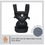 Ergobaby Omni 360 Cool Air Mesh Baby Carrier-Onyx Black