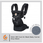 Ergobaby Omni 360 Cool Air Mesh Baby Carrier-Onyx Black