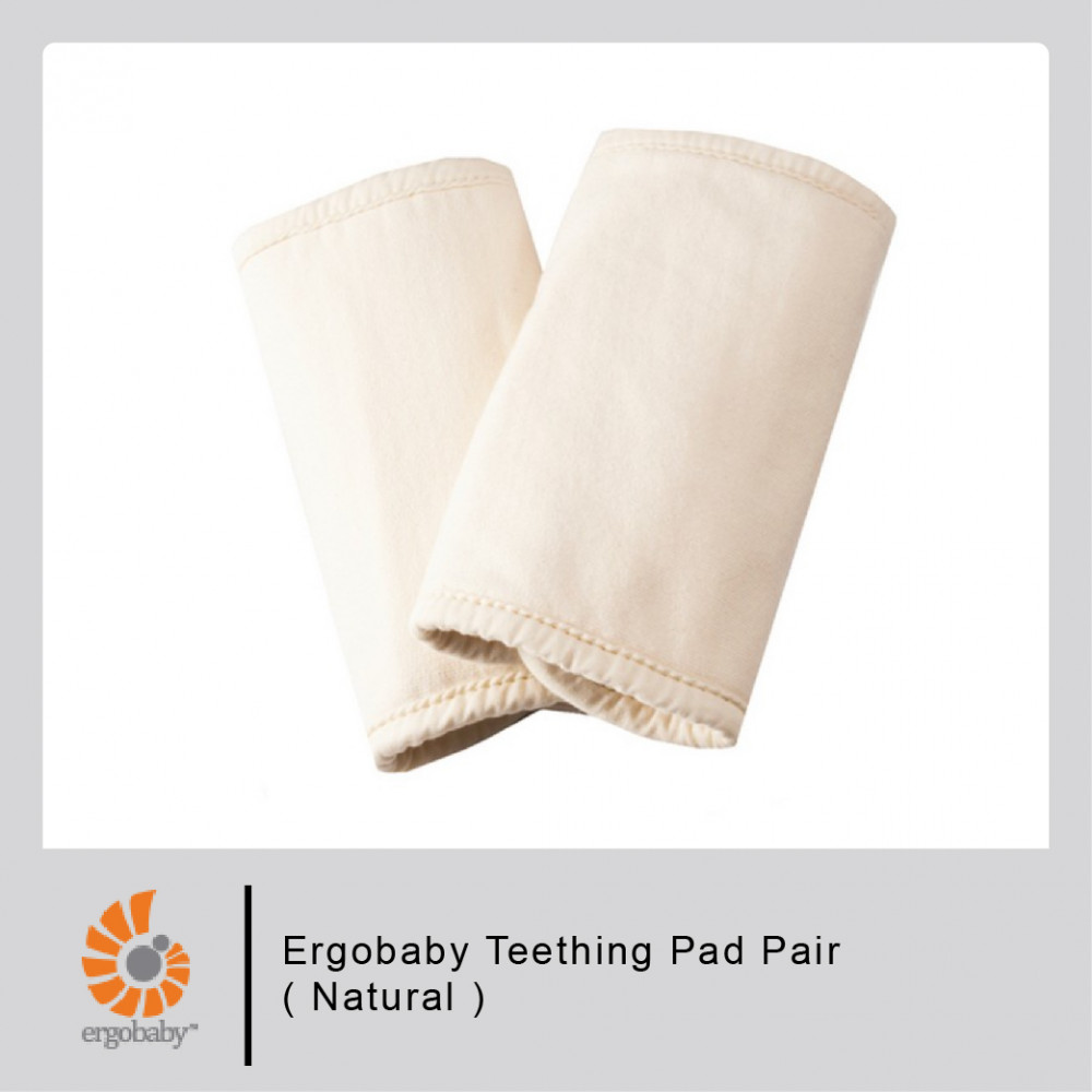 Ergobaby Teething Pad Pair - Natural Ergobaby Teething Pad Pair - Natural