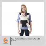 Ergobaby Four Position 360 Carrier Teething Pad & Bib - Natural