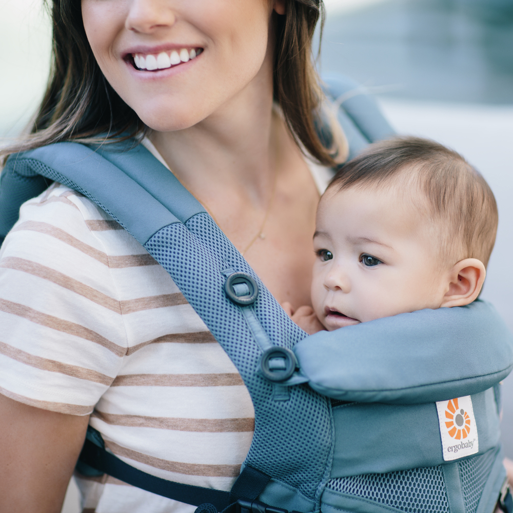 Ergobaby Omni 360 Cool Air Mesh Baby Carrier Oxford Blue