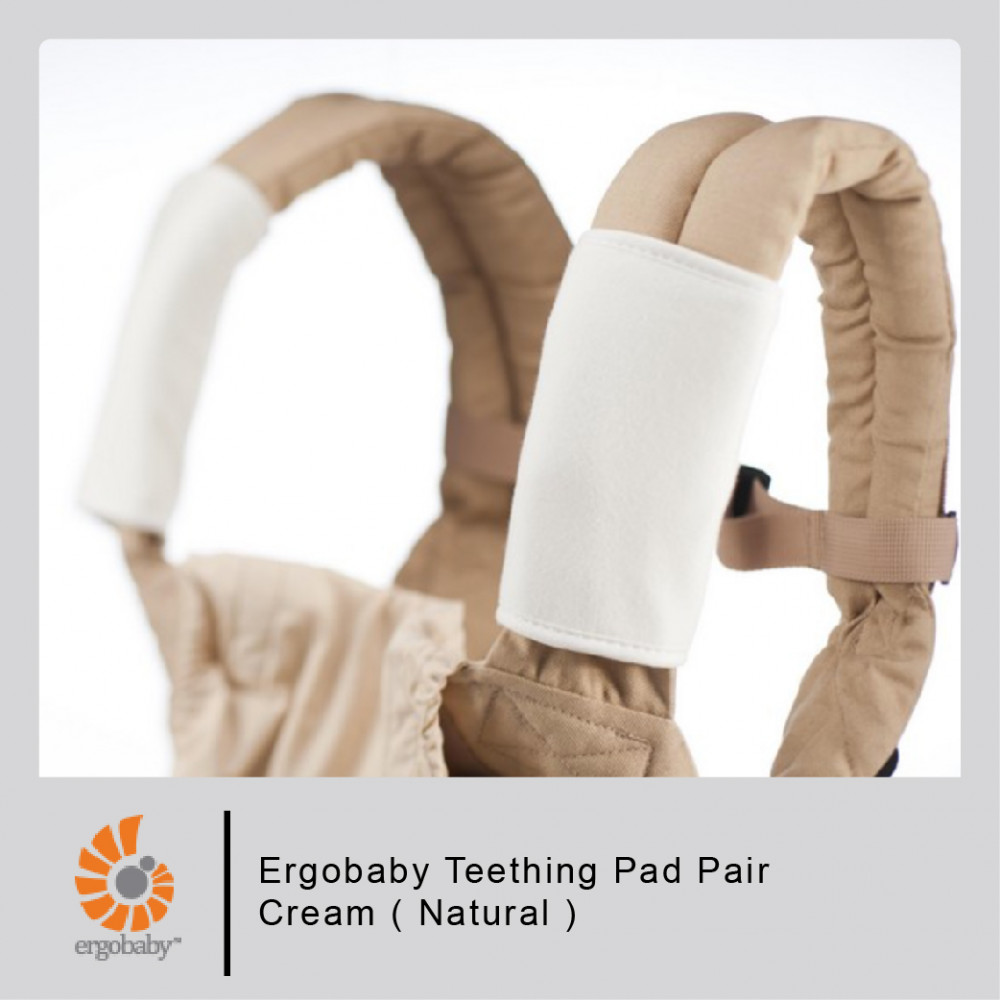 Ergobaby Teething Pad Pair Cream