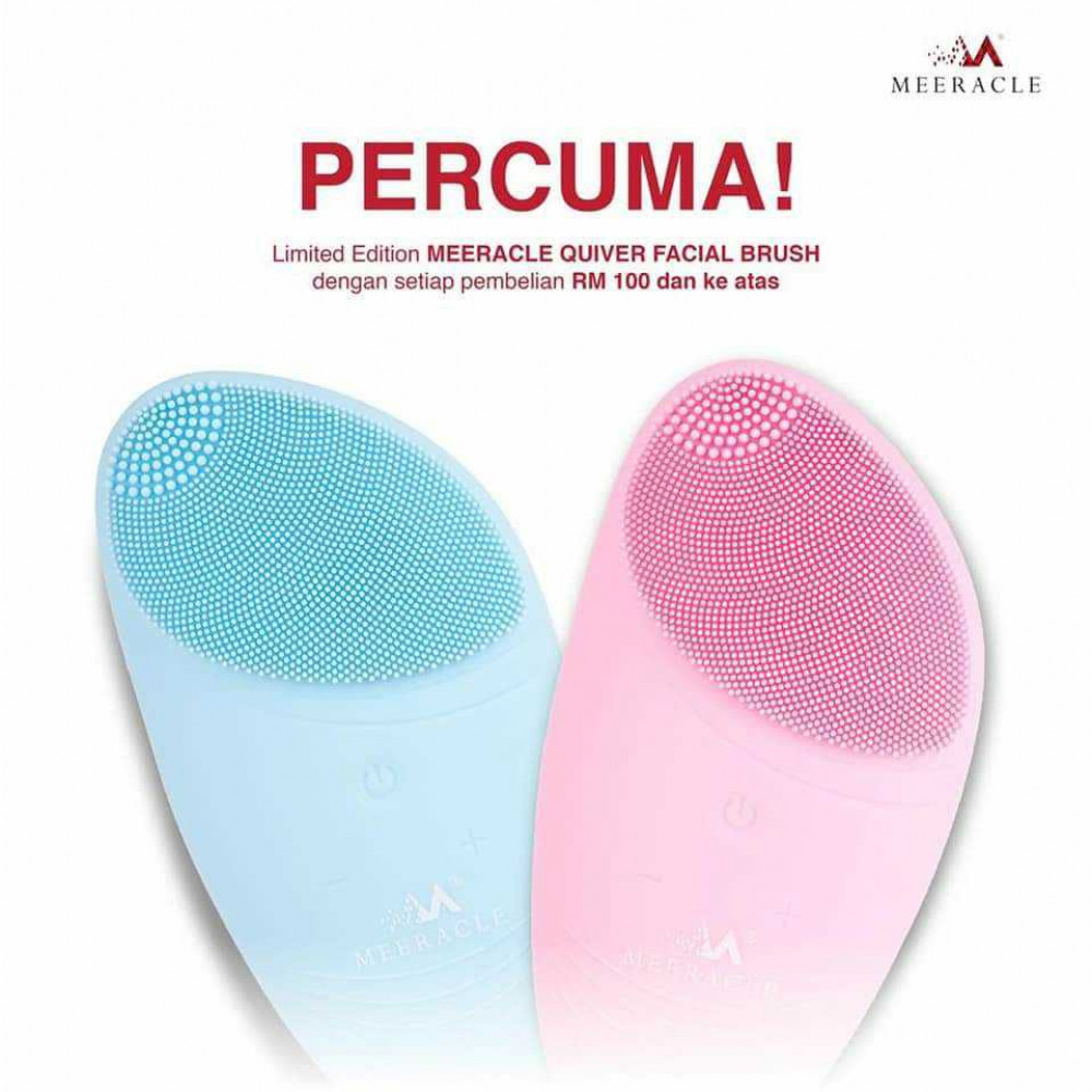 PROMO BUY MEERACLE RM 100++  GETS FREE QUIVER FACIAL BRUSH