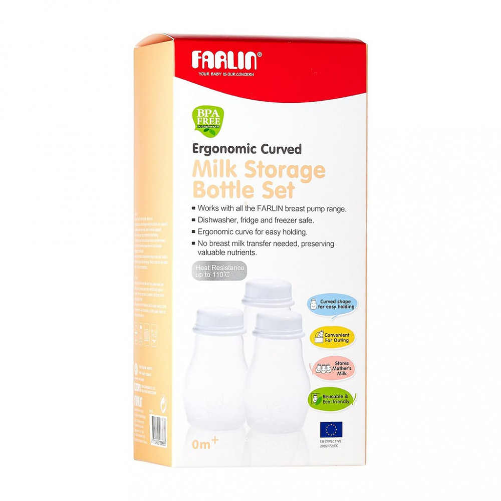 Farlin Milk Storage Bottle Set-Ready Stock Farlin Milk Storage Bottle Set-Ready Stock