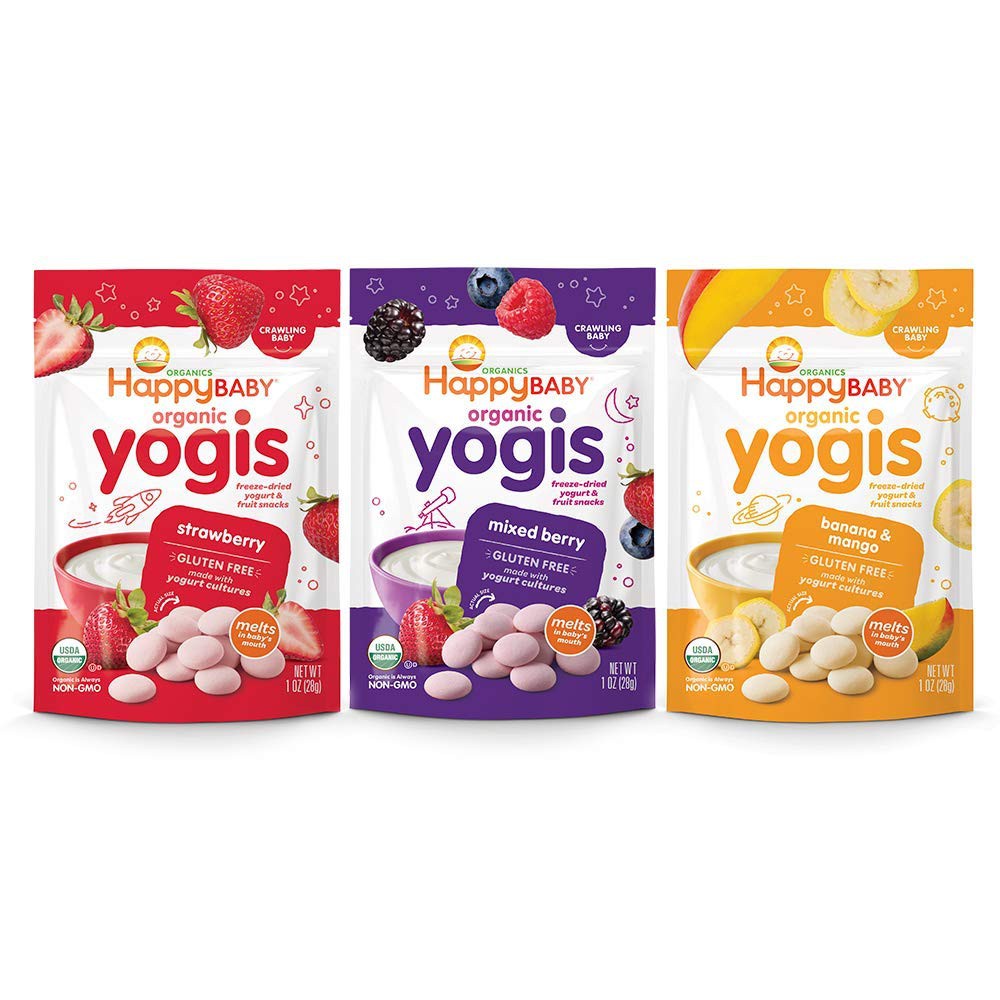 Happy Baby Yummy Yogis Organic Baby Food Banana Mango - 1 oz-Ready Stock Happy Baby Yummy Yogis Organic Baby Food Banana Mango - 1 oz-Ready Stock