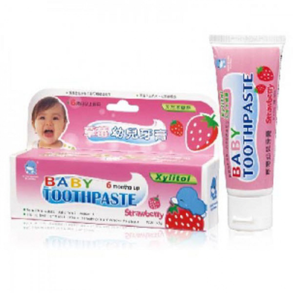 KUKU Duckbill Baby Toothpaste -50g (6 Months Up)-Ready Stock KUKU Duckbill Baby Toothpaste -50g (6 Months Up)-Ready Stock