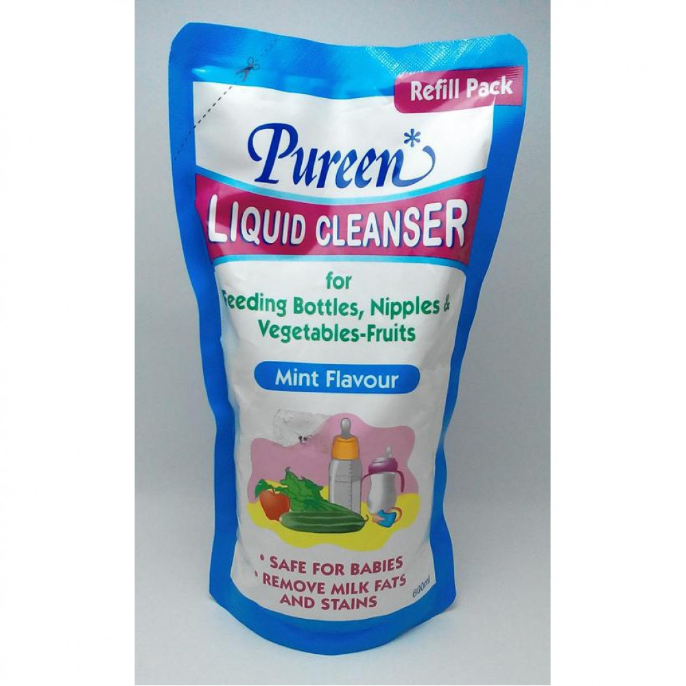 Pureen Liquid Cleanser Refill 600ML Mint Flavor-Ready Stock Pureen Liquid Cleanser Refill 600ML Mint Flavor-Ready Stock