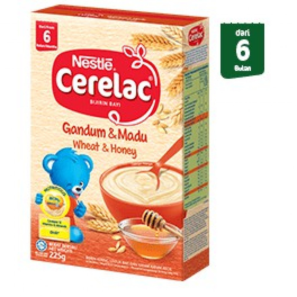 Cerelac BL FE Wheat Honey 225g-Ready Stock Cerelac BL FE Wheat Honey 225g-Ready Stock