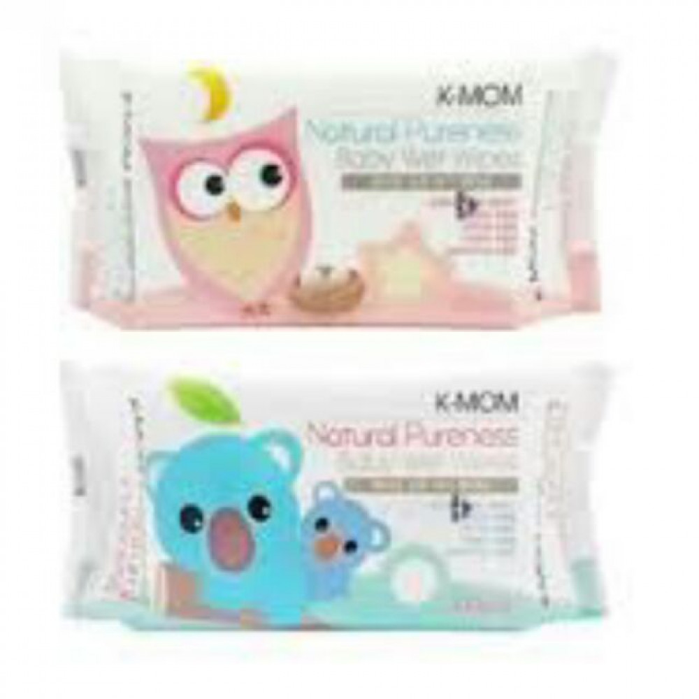 K-Mom Natural Pureness Baby Wet Wpes -100PCS-Ready Stock K-Mom Natural Pureness Baby Wet Wpes -100PCS-Ready Stock