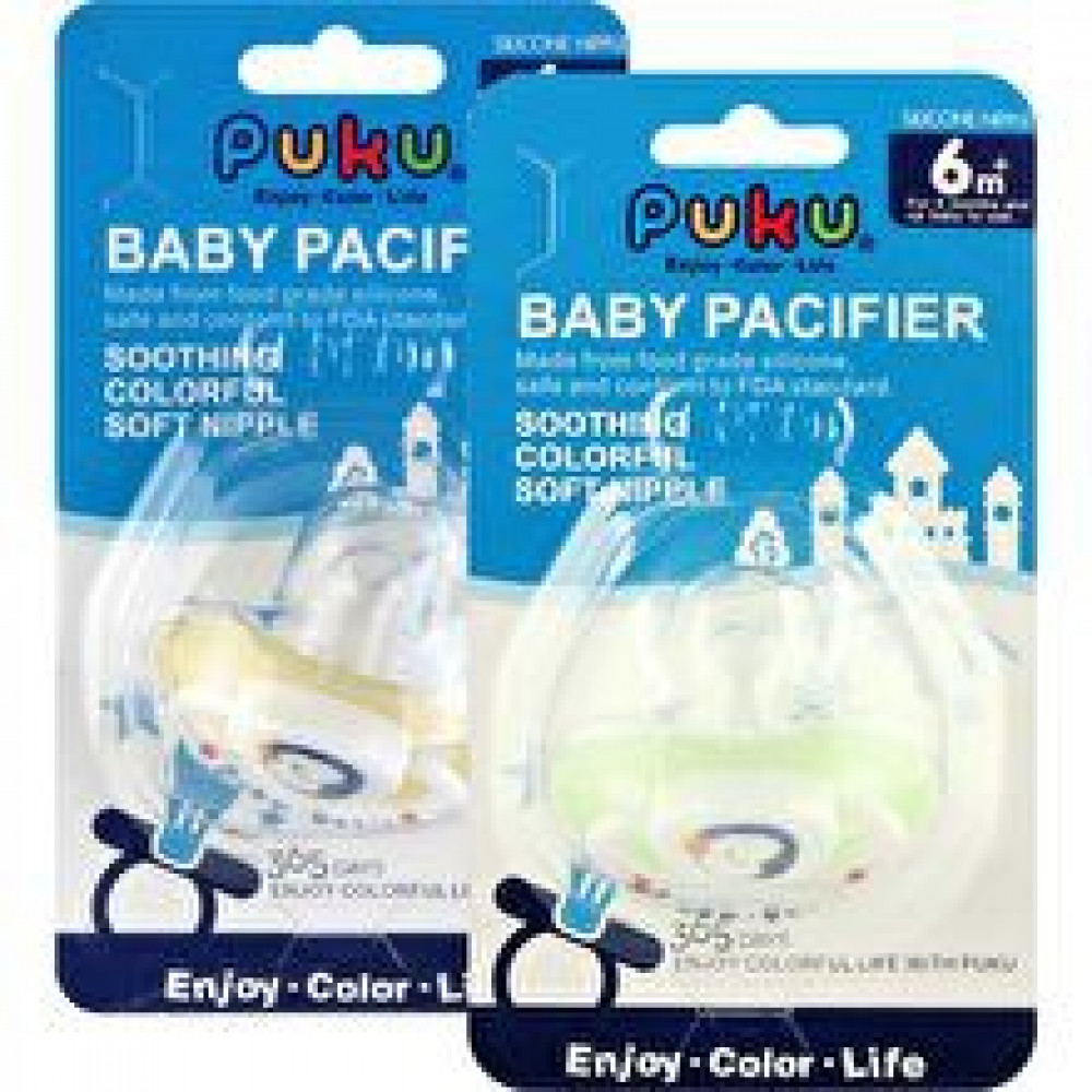 Puku Baby Pacifier (6M+)-Ready Stock Puku Baby Pacifier (6M+)-Ready Stock