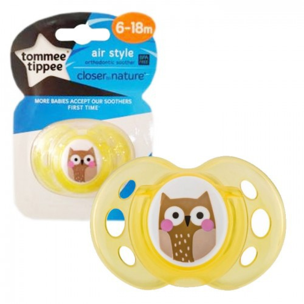 Tommee Tipple Air Style Soother 6-18m -Ready Stock Tommee Tipple Air Style Soother 6-18m -Ready Stock
