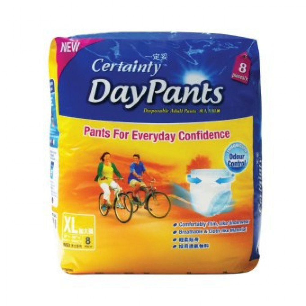 Certainty Daypants Adult Diapers Pants XL8 Certainty Daypants Adult Diapers Pants XL8