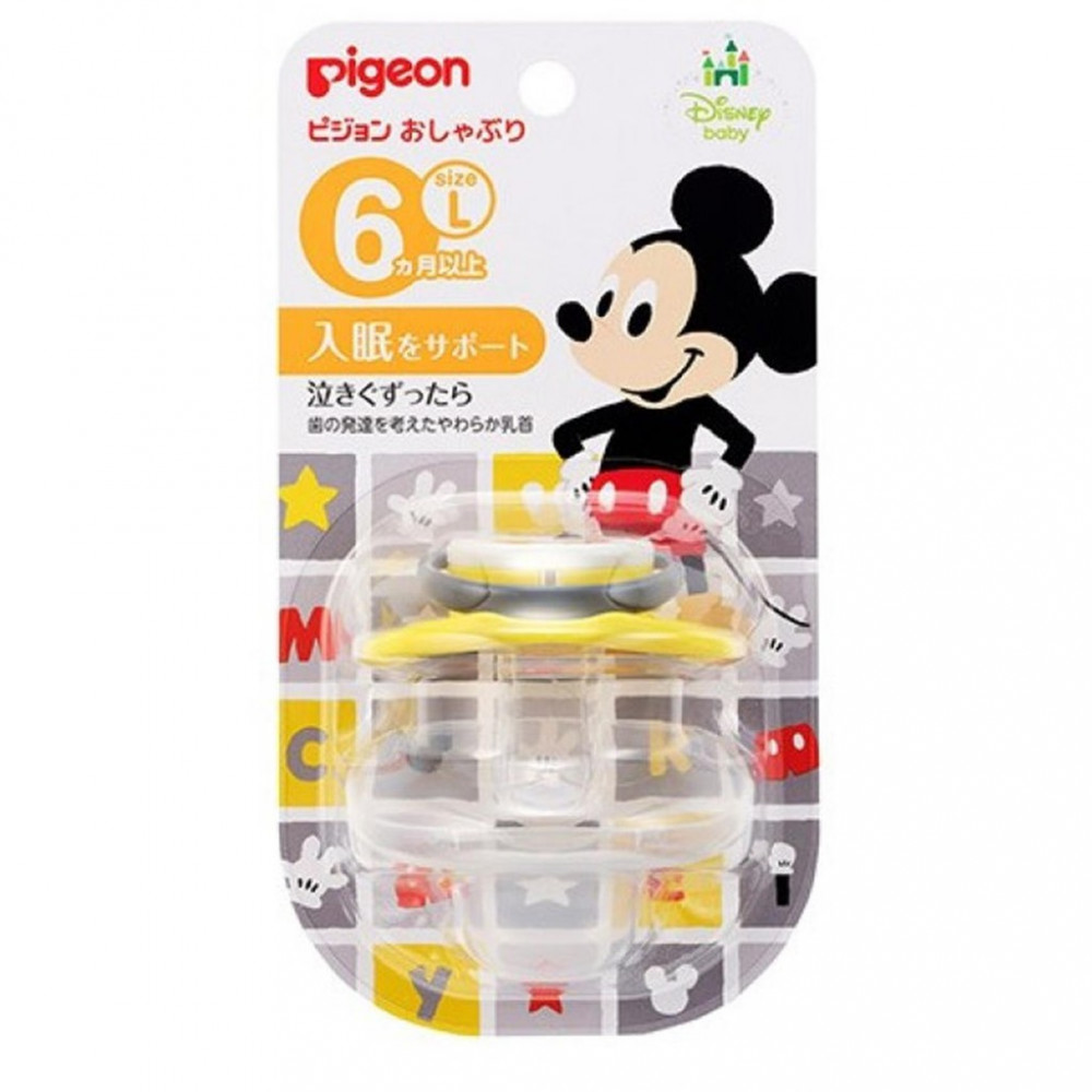 Pigeon Calming Soother Mickey and Minnee Series - L Size(6-18months)-Ready Stock Pigeon Calming Soother Mickey and Minnee Series - L Size(6-18months)-Ready Stock