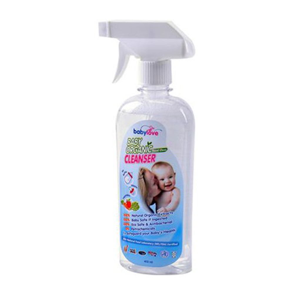 Baby Love Baby Organic Cleanser - Easy Spray 400ml Baby Love Baby Organic Cleanser - Easy Spray 400ml