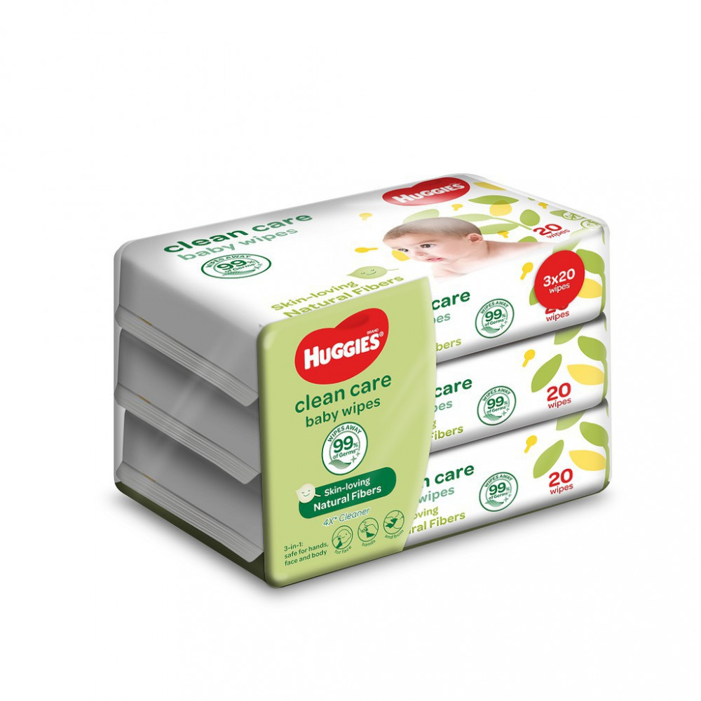 Huggies Baby Wipes Gentle Care 20s x 3 pack-Ready Stock Huggies Baby Wipes Gentle Care 20s x 3 pack-Ready Stock