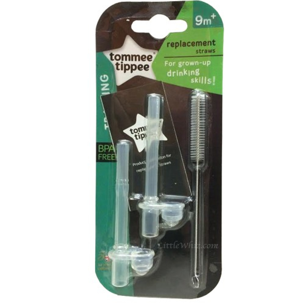 Tommee Tippee Replacement Straws (2pcs)-Ready Stock Tommee Tippee Replacement Straws (2pcs)-Ready Stock