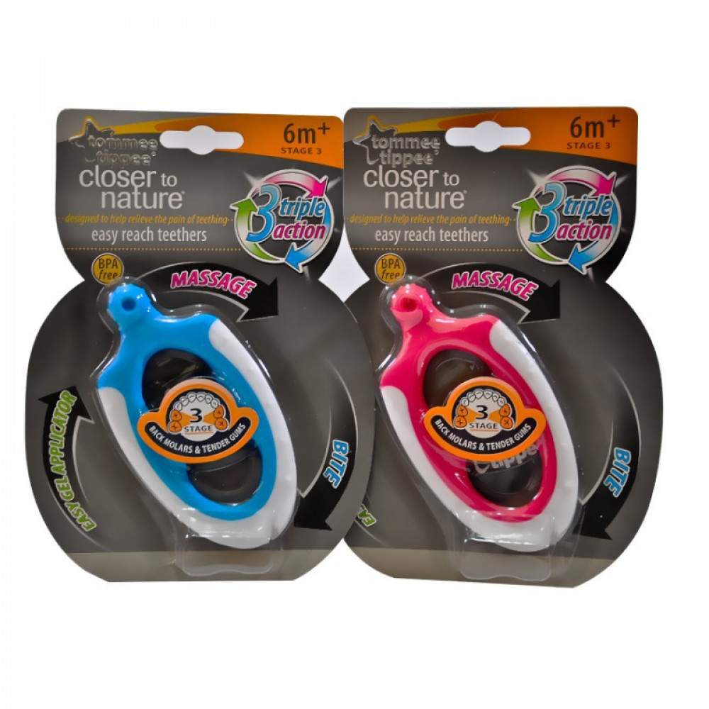 Tommee Tippee CTN Stage 3 Easy Reach Teether 6M+-Ready Stock Tommee Tippee CTN Stage 3 Easy Reach Teether 6M+-Ready Stock