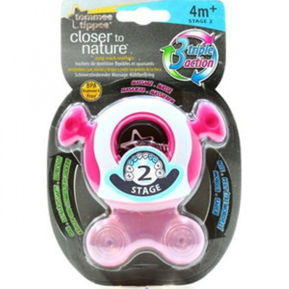 Tommee Tippee CTN Easy Reach Teethers Massage 4M+(Stage 2)-Ready Stock Tommee Tippee CTN Easy Reach Teethers Massage 4M+(Stage 2)-Ready Stock