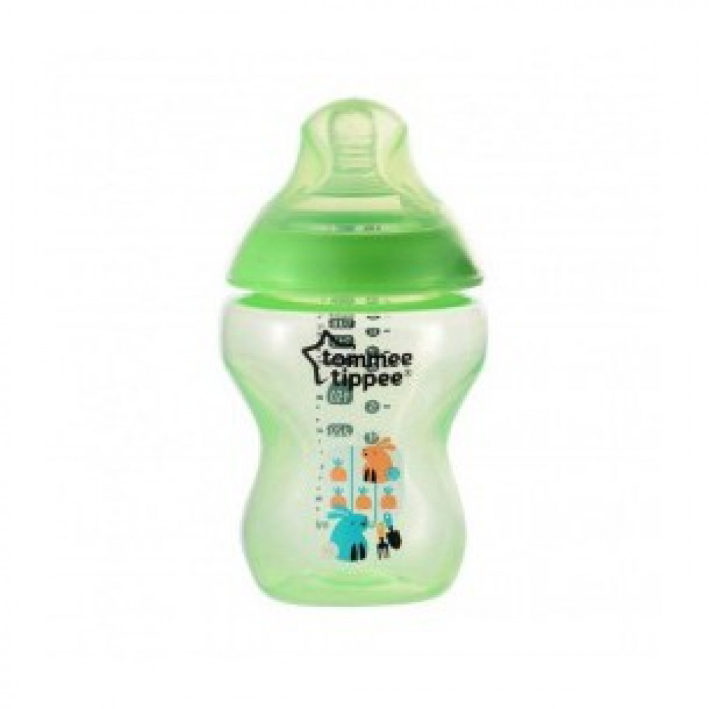 Tommee Tippee Closer To Nature Tinted Bottle 260ml/9oz- Green (1 Pack) Tommee Tippee Closer To Nature Tinted Bottle 260ml/9oz- Green (1 Pack)