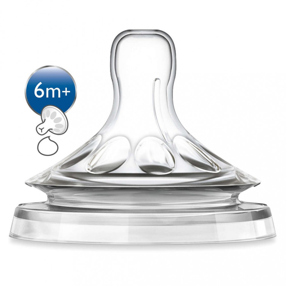 Avent Natural Thick Feed Teat 6m+ Twin Pack-Ready Stock Avent Natural Thick Feed Teat 6m+ Twin Pack-Ready Stock