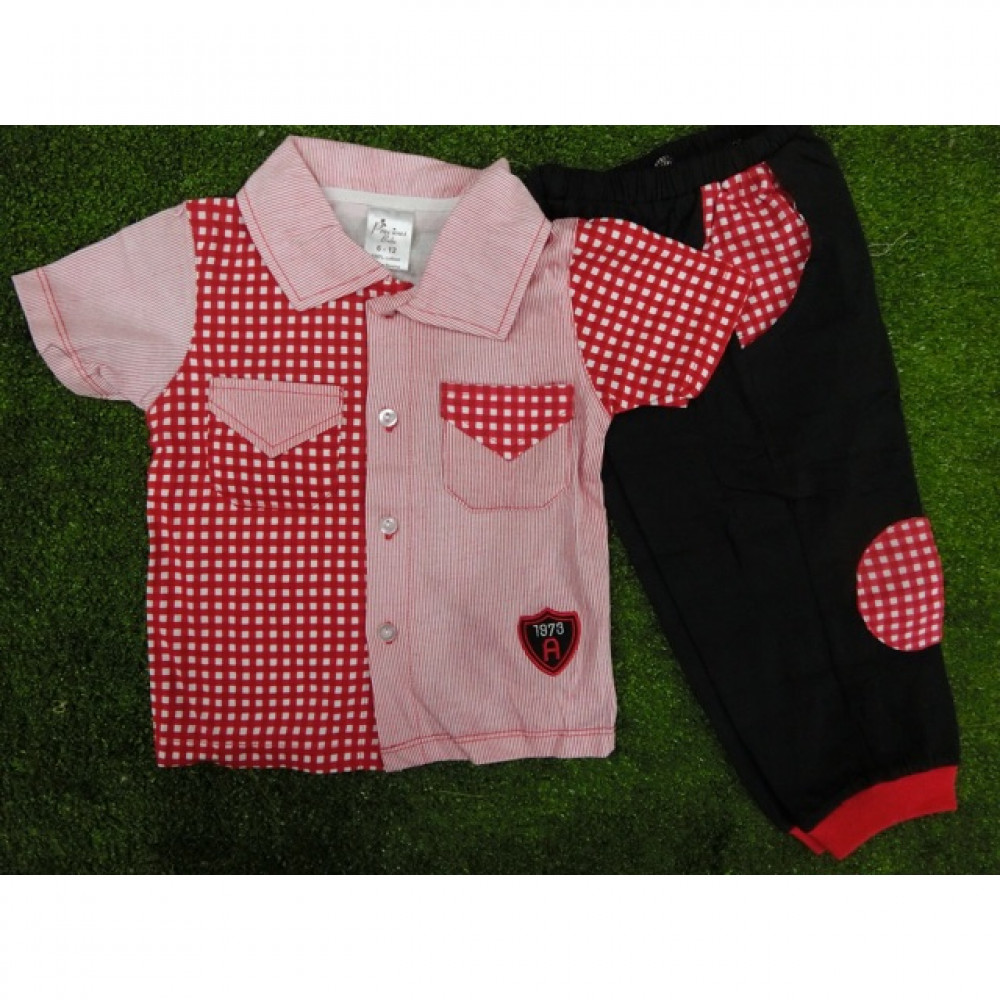 Baby Boy Semi Formal Romper/ Jumper(black/red)-Ready Stock Baby Boy Semi Formal Romper/ Jumper(black/red)-Ready Stock